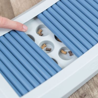 Image showing 7 th TRIXIE Rod Board Level 1 Strategy Game, Beginner Dog Puzzle Toy, Enrichment & Interactive Play, Dog Treat Toy