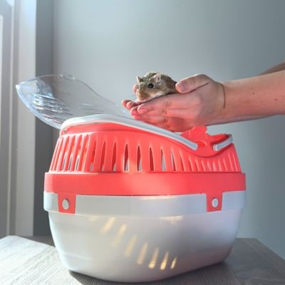 Image showing  Pico Transport Crate, Small Pet Carrier, Portable Travel Carrier, For Small Pets, Hamsters, Guinea Pig, Lizards