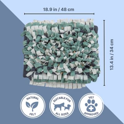 Image showing  Snuffle Mat for Dogs Level 1 Enrichment Puzzle for Dogs Interactive Feeding Game Slow Feeder Foraging Training