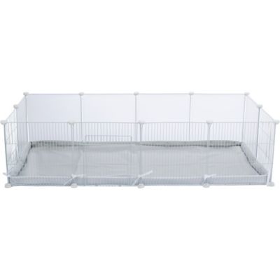 TRIXIE Indoor Enclosure for Small Pets, Indoor Pen with Water-Resistent Base, Small Animal Playpen, Guinea Pig, Hedgehog