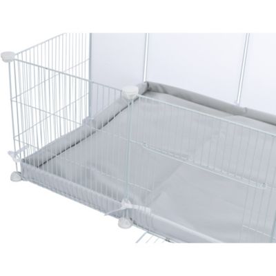 Image showing  Indoor Enclosure for Small Pets, Indoor Pen with Water-Resistent Base, Small Animal Playpen, Guinea Pig, Hedgehog
