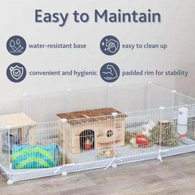 Image showing 7 th TRIXIE Indoor Enclosure for Small Pets, Indoor Pen with Water-Resistent Base, Small Animal Playpen, Guinea Pig, Hedgehog