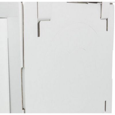 Image showing 5 th TRIXIE Casa Cara Modular Cardboard Cat Condo, Indoor Cat Play Tower, Corrugated Cat House, Cat Hideout