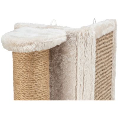 Image showing 6 th TRIXIE Wall Mounted Corner Sisal Scratching Board and Jute Post, Vertical Cat Scratcher