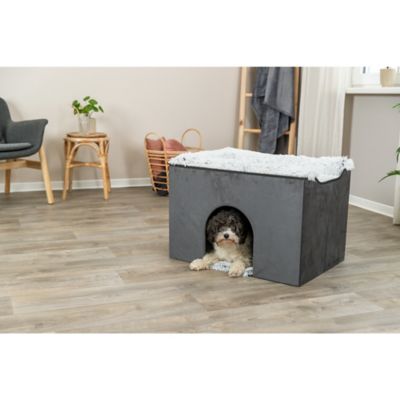 Image showing  Harvey Cave for Cats, Cat Condo, Indoor Cat Cube House, Foldable Cat Hideaway, Pet Condo for Cats and Small Dogs