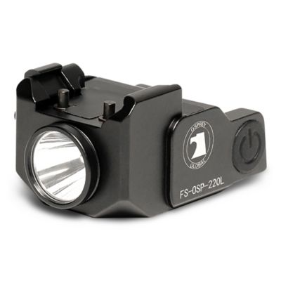Osprey Global 220-Lumen Compact Tactical Pistol Rechargeable Flashlight