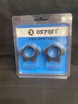 Osprey Global Low Height 30mm Steel Ring Mounts