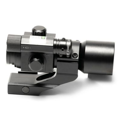 Image showing  Red Dot Fiber Optic Sight with Green Laser
