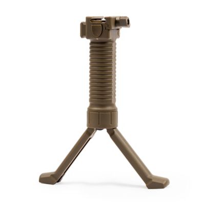 Osprey Global Tan Front Grip with Integrated Bottom-Pop Bipod