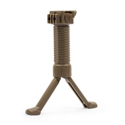Image showing  Tan Front Grip with Integrated Bottom-Pop Bipod