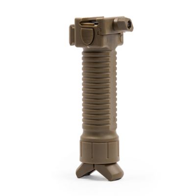 Image showing  Tan Front Grip with Integrated Bottom-Pop Bipod