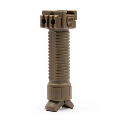 Image showing  Tan Front Grip with Integrated Bottom-Pop Bipod