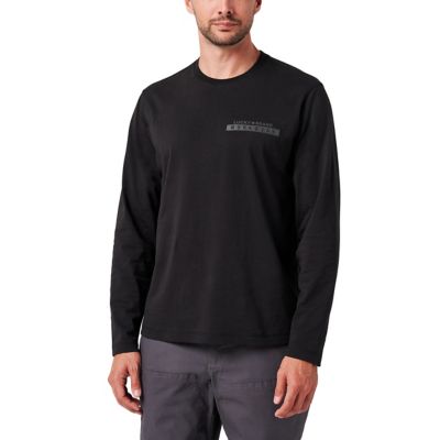 Lucky Brand Workwear Long Sleeve Core Logo Graphic T-Shirt