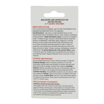 Image showing  Ear Mite Treatment Kit for Dogs, 1 oz.