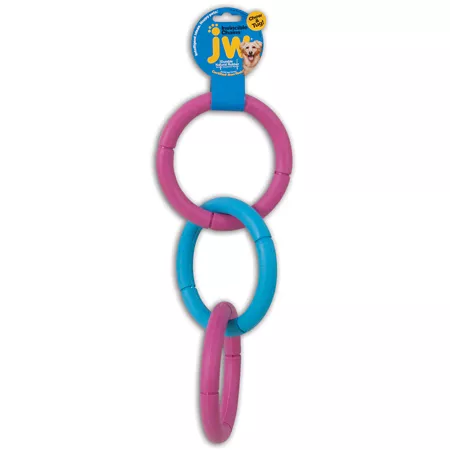 JW Pet Invincible Chains Dog Chew Toy Large Dog Rope & Tug Toys