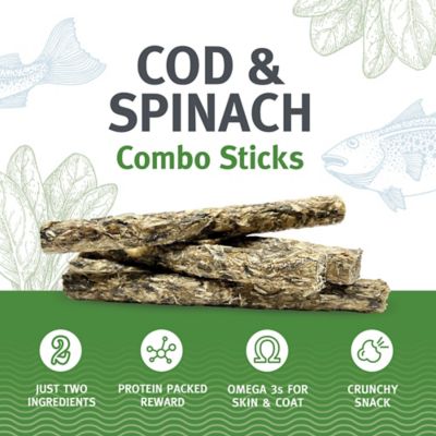 Image showing  Combo Sticks: Cod & Spinach - 2 oz. - Dog Treats