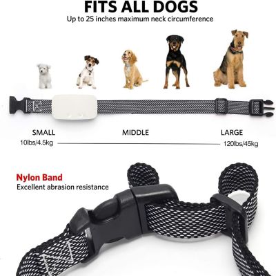 Image showing 7 th Pet Life Evolution LED 7-Level Vibration and Sound Smart Anti-Bark Dog Collar