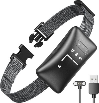 Image showing  Trundle LED 4-Mode Automated Vibration Sound and Stimulation Anti-Bark Dog Collar