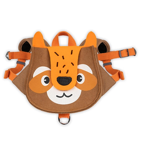 Touchdog Lion Designer Large-Pocketed Velcro Dog Backpack and Harness