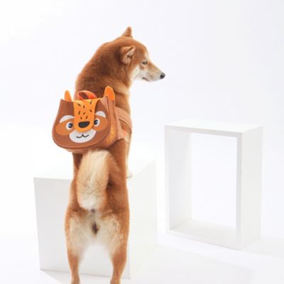 Image showing  Lion Designer Large-Pocketed Velcro Dog Backpack and Harness