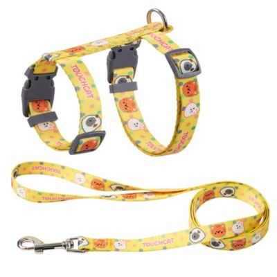 TouchCat Animal Patterned Fashion Cat Harness and Leash