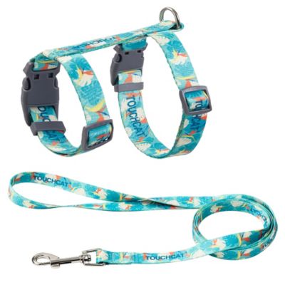 TouchCat Avery Patterned Fashion Cat Harness and Leash