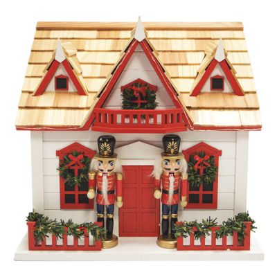 Image showing  Nutcracker Bird House with LEDs