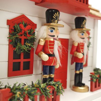 Image showing  Nutcracker Bird House with LEDs