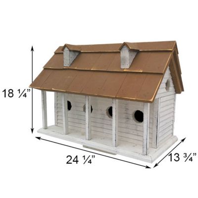 Image showing  Amish Made Martinsburg Purple Martin Manor