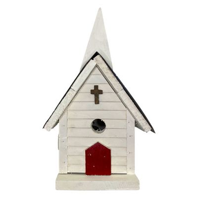 Image showing  Amish Made Cameron Country Church Bird House