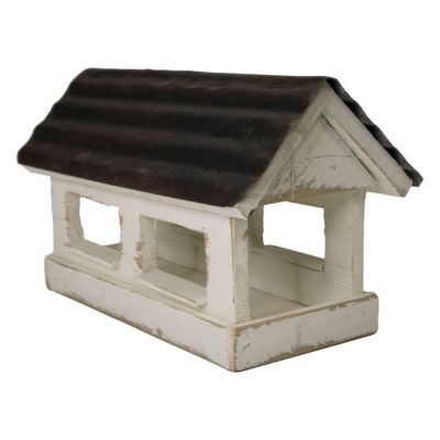 Image showing  Amish Made Covered Bridge Bird Feeder, Small