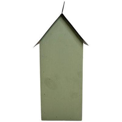 Image showing  Amish Made Butterfly House with Stencil, Green