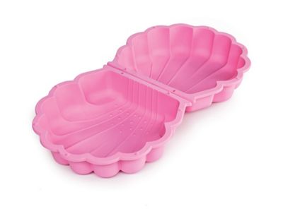 Paradiso Toys Pink Clam Shell Sandbox, and Paddling Pool For Toddlers +18 Months