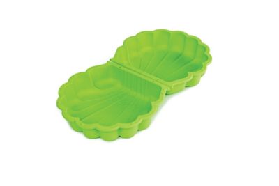 Paradiso Toys Green Clam Shell Sandbox, and Paddling Pool For Toddlers +18 Months, PT02221