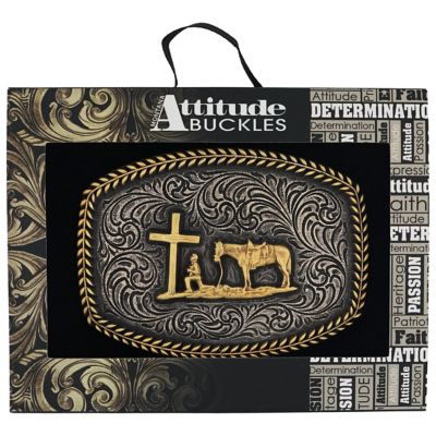 Image showing  Faithful Frontier Attitude Buckle, A996P