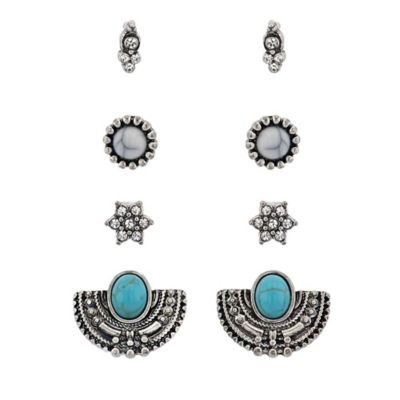 Montana Silversmiths Gleam and Glimmer Attitude Earring Set, AER5932