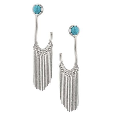 Montana Silversmiths On the Fringe Attitude Earrings, AER5935