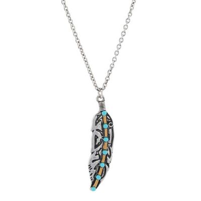 Montana Silversmiths Turquoise Takeoff Attitude Necklace, ANC5922