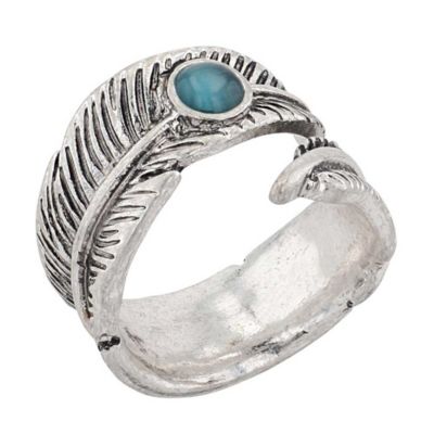 Montana Silversmiths Feather Touch Attitude Wrap Ring