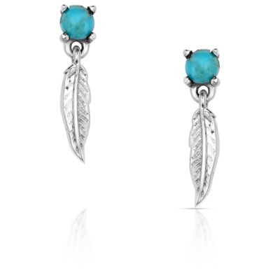 Montana Silversmiths Take Flight Turquoise Earrings, ER5864