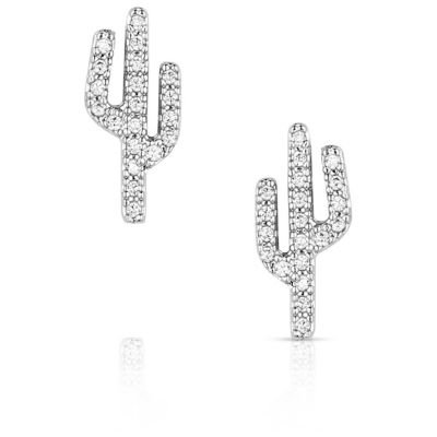 Montana Silversmiths Sparkling Saguaro Earrings, ER5868