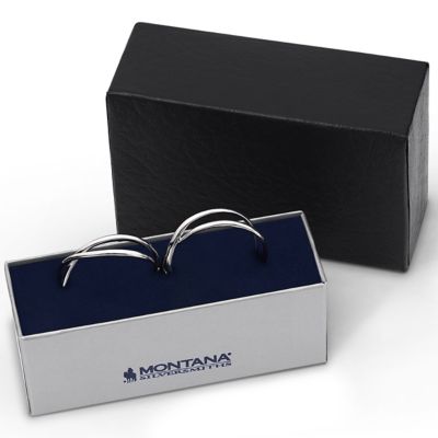 Image showing  Daring Crossed Hoop Earrings, ER5870