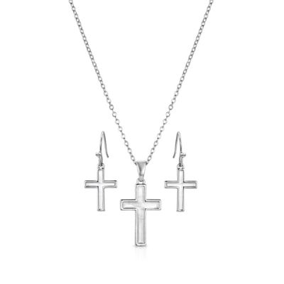 Montana Silversmiths Unwavering Devotion Cross Jewelry Set