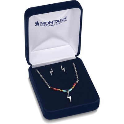 Image showing  Colorstruck Lightning Bolt Beaded Jewelry Set