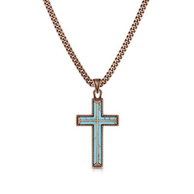 Montana Silversmiths Eternal Life Cross Necklace, NC5840