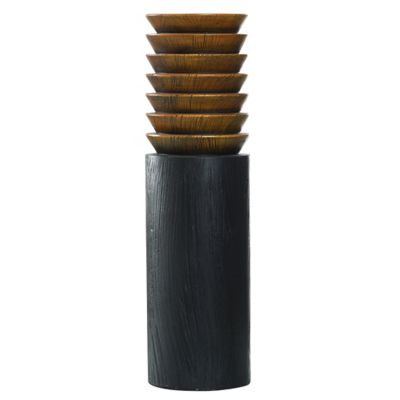 StyleCraft Wood Vase