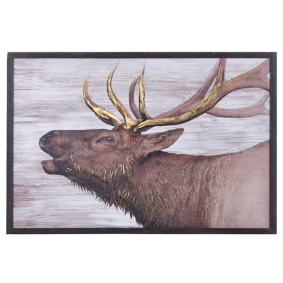 StyleCraft Rustic Moose Wall Art