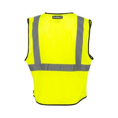 Image showing  Economy Mesh Vest Hi-Vis Green
