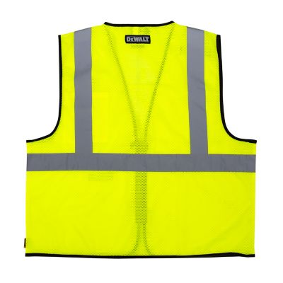 Image showing 6 th DEWALT Economy Mesh Vest Hi-Vis Green