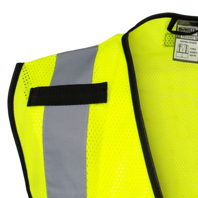 Image showing 8 th DEWALT Economy Mesh Vest Hi-Vis Green